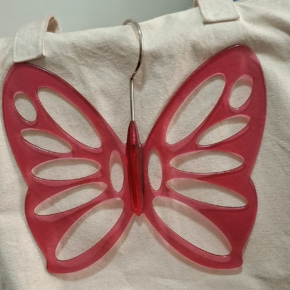 Pink Butterfly Shaped Hanger